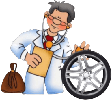 The Doctor Tires - Green Bay tire shop mascot